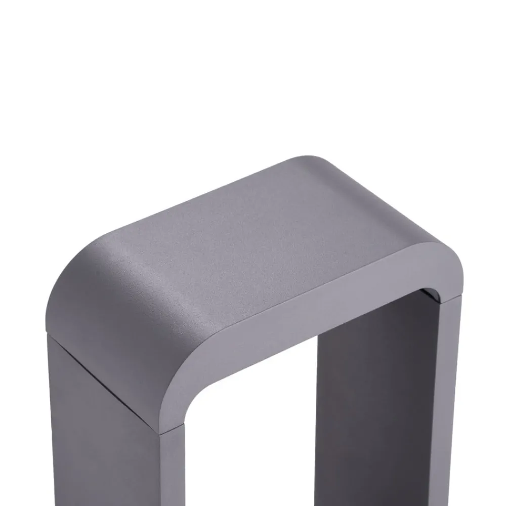 Lindby Terrassebelysning|Gadebelysning > LED-gadelampe Darko, 80 cm, grå, metal, IP54