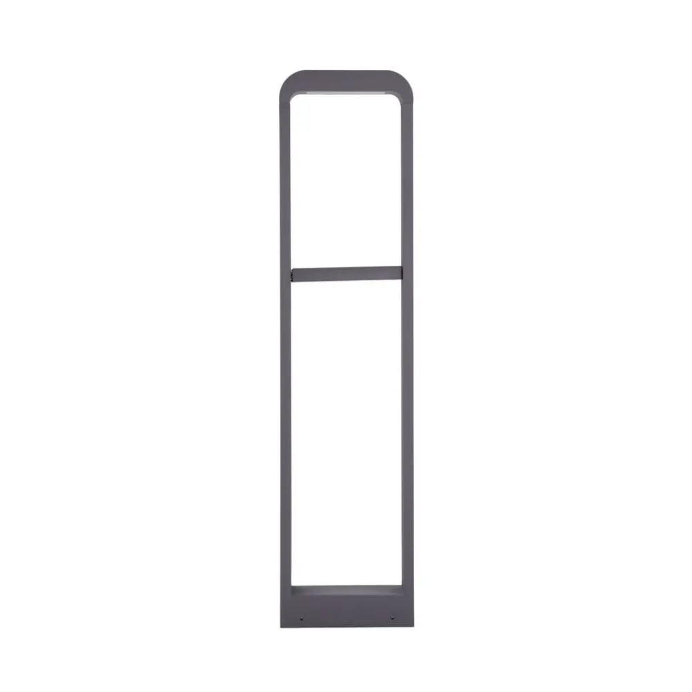 Lindby Terrassebelysning|Gadebelysning > LED-gadelampe Darko, 80 cm, grå, metal, IP54