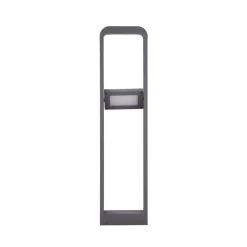 Lindby Terrassebelysning|Gadebelysning > LED-gadelampe Darko, 80 cm, grå, metal, IP54