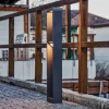 Lindby Terrassebelysning|Gadebelysning > LED-gadelampe Darko, 100 cm, grå, metal, IP54