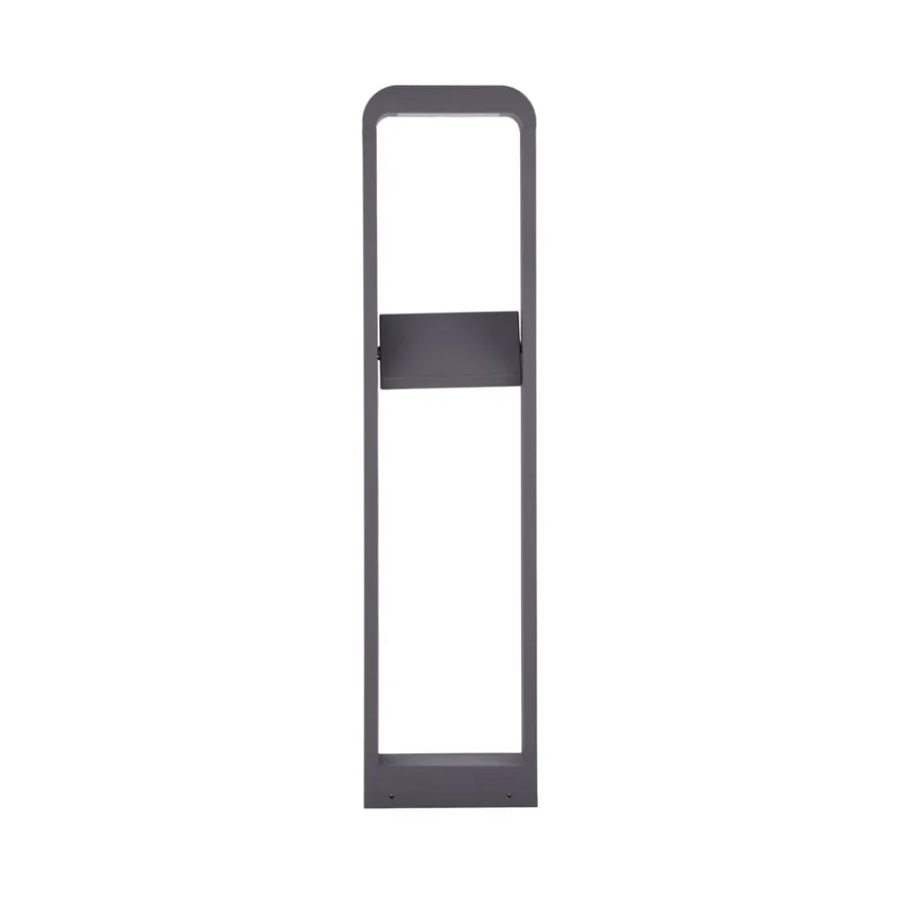 Lindby Terrassebelysning|Gadebelysning > LED-gadelampe Darko, 100 cm, grå, metal, IP54