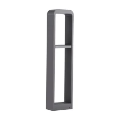 Lindby Terrassebelysning|Gadebelysning > LED-gadelampe Darko, 100 cm, grå, metal, IP54