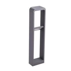 Lindby Terrassebelysning|Gadebelysning > LED-gadelampe Darko, 100 cm, grå, metal, IP54