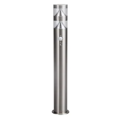Lindby Gadebelysning Med Sensor|Terrassebelysning > LED-gadelampe Lanea, 60 cm, grå, sensor, IP44