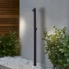 Lindby Terrassebelysning|Udendørs Spot > LED-gadelampe Luzian, højde 120 cm, sort, jordspyd