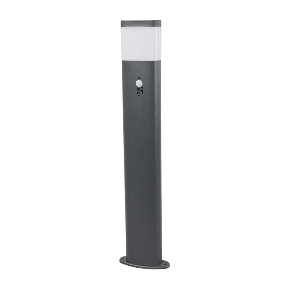 Lindby Gadebelysning Med Sensor|Gadebelysning > LED-gadelampe Marius, 80 cm, antracit, sensor