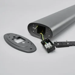 Lindby Gadebelysning Med Sensor|Gadebelysning > LED-gadelampe Marius, 80 cm, antracit, sensor