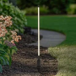 Lindby Gadebelysning > LED-gadelampe Neano, 80 cm, sort, metal, IP65