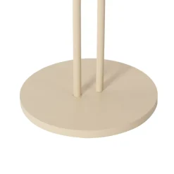 Lindby Dekorationsbelysning|Bordlamper > LED genopladelig bordlampe Janea TWIN, beige, metal