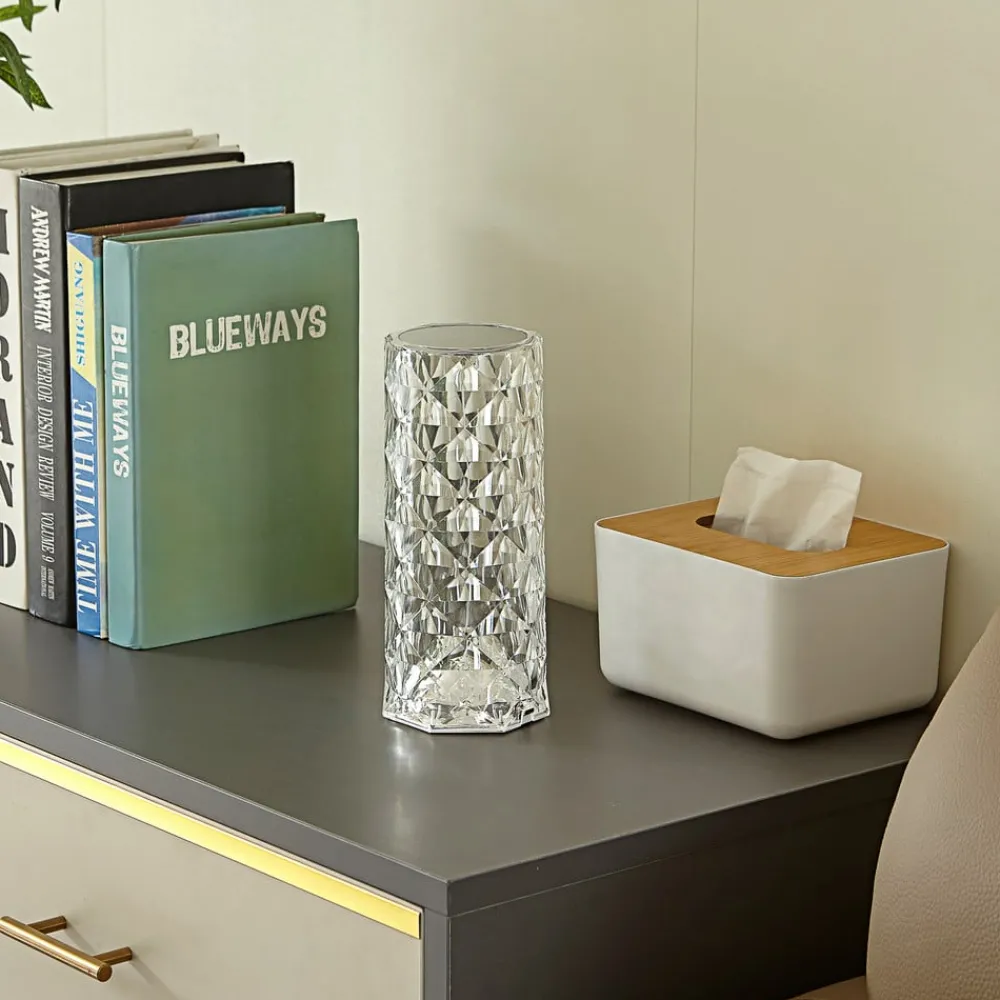 Lindby Dekorationsbelysning > LED genopladelig bordlampe Louane, 21,5 cm, USB, RGBW