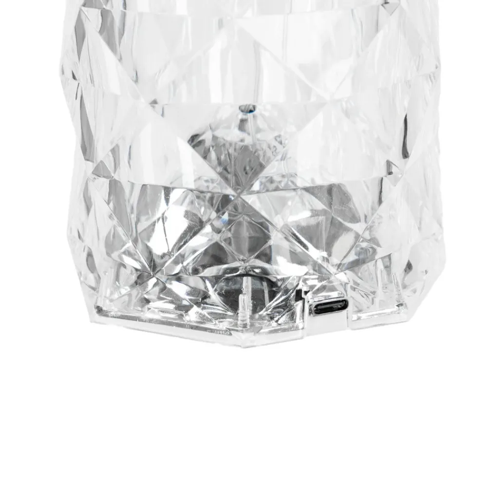 Lindby Dekorationsbelysning > LED genopladelig bordlampe Louane, 21,5 cm, USB, RGBW
