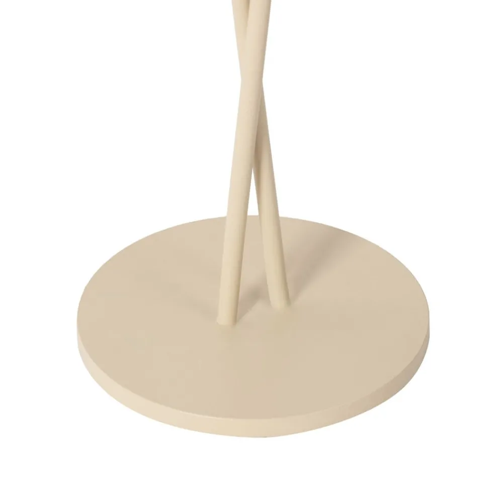 Lindby Dekorationsbelysning|Terrassebelysning > LED genopladelig bordlampe Janea, CROSS, beige, metal