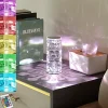 Dekorationsbelysning ^ Lindby LED genopladelig bordlampe Louane, 18,5 cm, USB, RGBW