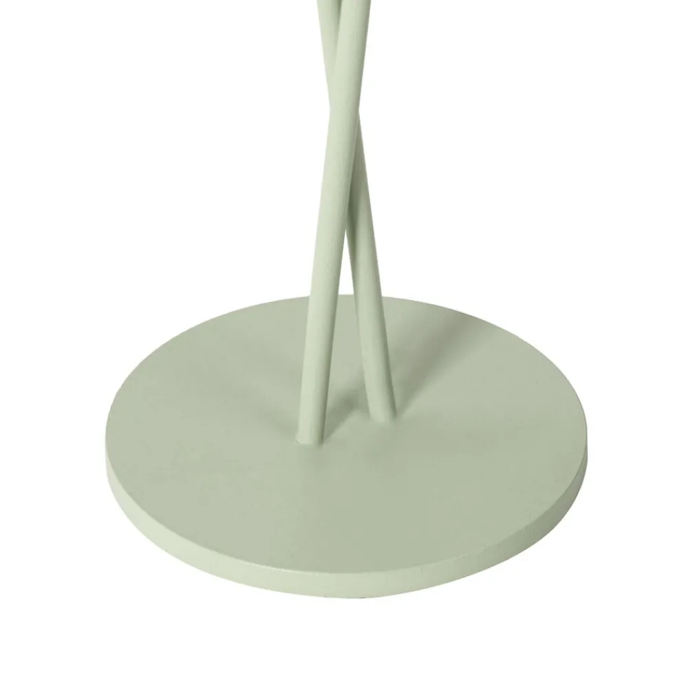 Dekorationsbelysning|Terrassebelysning ^ Lindby LED genopladelig bordlampe Janea CROSS, grøn, metal