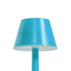 Lindby Dekorationsbelysning|Terrassebelysning > LED genopladelig lampe Gaja, blå, USB, IP44, RGBW, dæmpbar