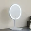 Lindby Møbel Og Interiør > LED genopladeligt spejl Renki, hvid, plast, dæmpbar