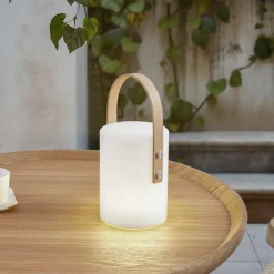 Terrassebelysning|Bordlamper ^ Lindby LED genopladelig udendørs bordlampe Juria, hvid, CCT, IP44