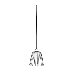 Udendørs Pendellamper|Terrassebelysning ^ Lindby LED genopladelig udendørs pendel Levino, sort, metal