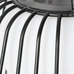Udendørs Pendellamper|Terrassebelysning ^ Lindby LED genopladelig udendørs pendel Levino, sort, metal