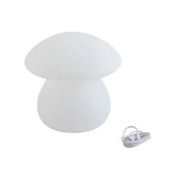 Dekorationsbelysning|Terrassebelysning ^ Lindby LED genopladelig udendørs bordlampe Vernate, RGBW, hvid, dæmpbar