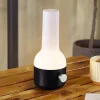 Lindby Dekorationsbelysning|Terrassebelysning > LED genopladelig udendørs bordlampe Isaline, sort, dæmpbar