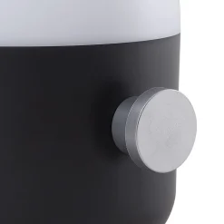 Lindby Dekorationsbelysning|Terrassebelysning > LED genopladelig udendørs bordlampe Isaline, sort, dæmpbar