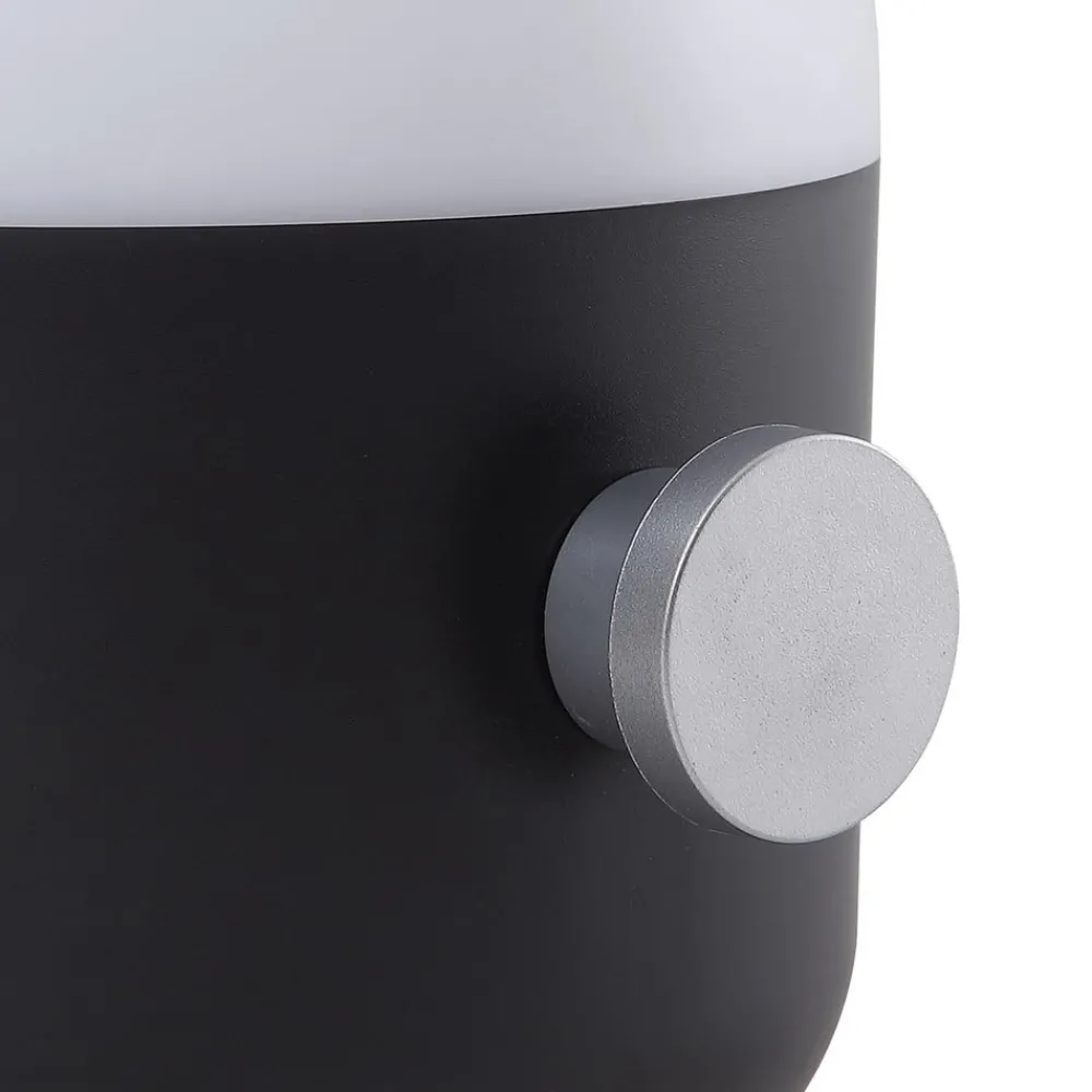Lindby Dekorationsbelysning|Terrassebelysning > LED genopladelig udendørs bordlampe Isaline, sort, dæmpbar