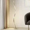 Pendellamper|Gulvlamper ^ Lindby LED-gulvlampe Criostal, RGBW, dæmpbar, fjernbetjening