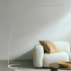 Lindby Gulvlamper|Gulvlamper > LED-gulvlampe Danua, hvid, metal, højde 200 cm