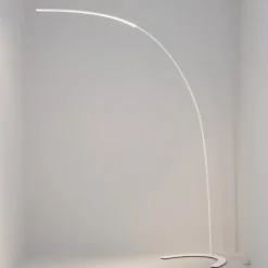 Lindby Gulvlamper|Gulvlamper > LED-gulvlampe Danua, hvid, metal, højde 200 cm