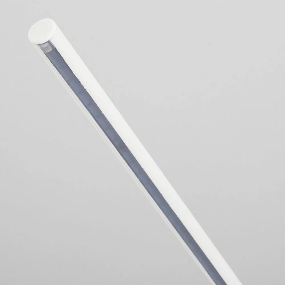 Lindby Gulvlamper|Gulvlamper > LED-gulvlampe Danua, hvid, metal, højde 200 cm