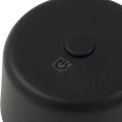Lindby Terrassebelysning > LED-gulvlampe Isason, sort, aluminium, Ø 11 cm