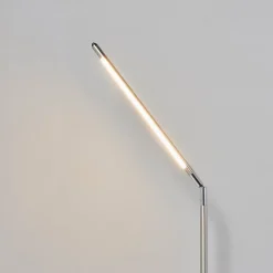 Lindby Gulvlamper > LED-gulvlampe Jabbo, 163 cm, nikkel, metal