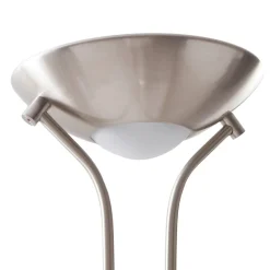 Gang|Pendellamper ^ Lindby LED-gulvlampe Josefin, nikkel, læselampe, dæmpbar