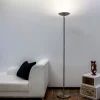Lindby Gulvlamper|Gulvlamper > LED-gulvlampe Malea, nikkelfarvet, dæmpbar, 180 cm