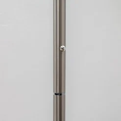 Lindby Gulvlamper|Gulvlamper > LED-gulvlampe Malea, nikkelfarvet, dæmpbar, 180 cm