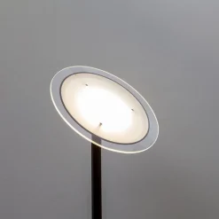 Pendellamper|Gulvlamper ^ Lindby LED-gulvlampe Malea, sort, metal, dæmpbar, 180 cm
