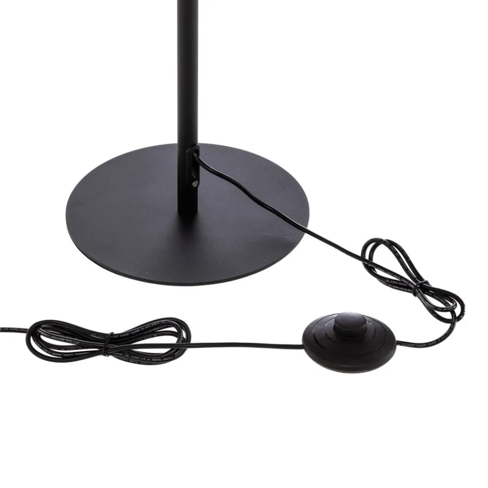 Lindby Gang|Gulvlamper > LED-gulvlampe Munja, sort, metal, dæmpbar
