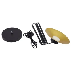 Lindby Gulvlamper|Gulvlamper > LED-gulvlampe Norvind, sort, metal, 1 lyskilde