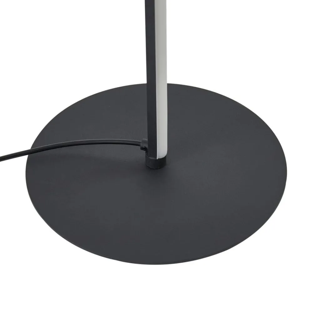 Lindby Gang|Gulvlamper > LED-gulvlampe Pajaro, 130 cm, sort, CCT, dæmpbar