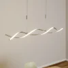 Pendellamper|Pendellamper ^ Lindby LED-hængelampe Auron, nikkelfarvet, metal, dæmpbar