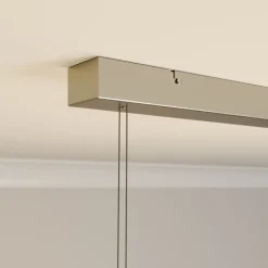 Pendellamper|Pendellamper ^ Lindby LED-hængelampe Auron, nikkelfarvet, metal, dæmpbar