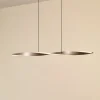 Lindby Pendellamper > LED-hængelampe Jaren, sort/brun, 100 cm, CCT