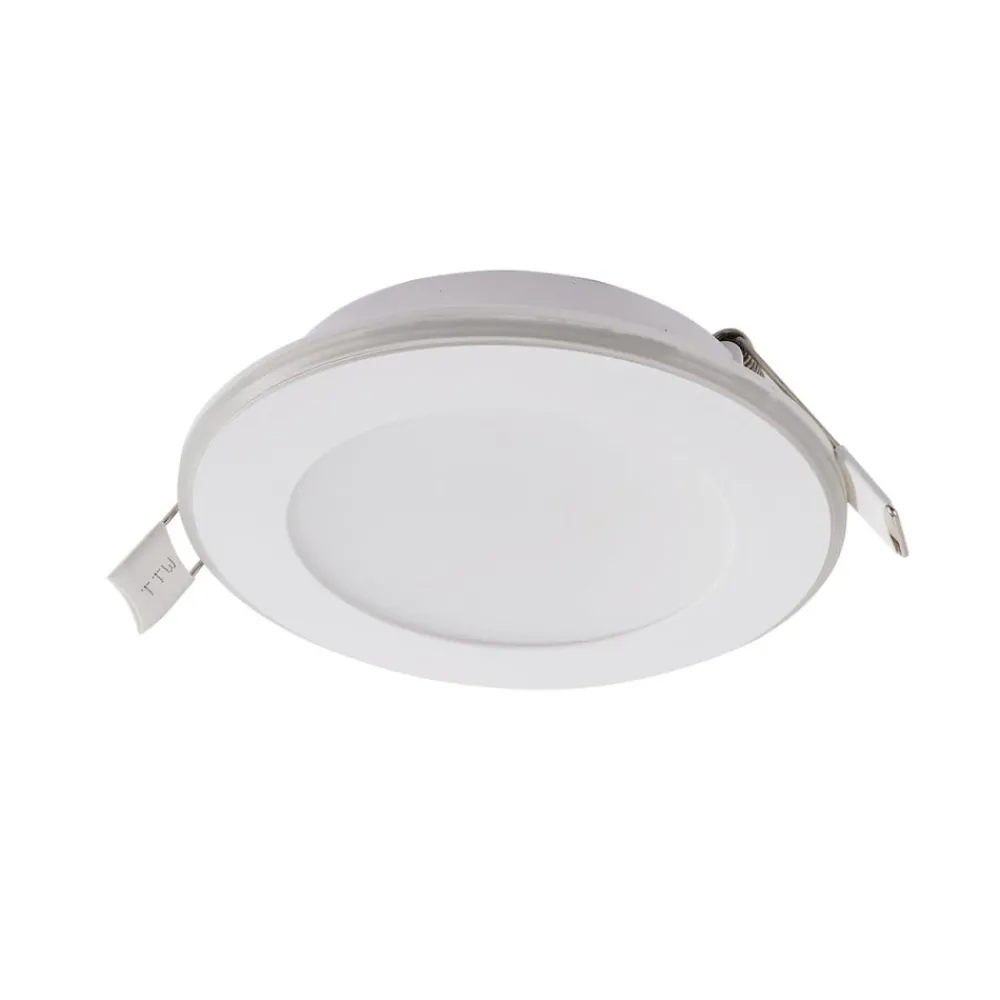 Lindby Indbygningsspots|Spotlights > LED indbygningslampe Toka, 6,5 W, hvid, plast, CCT