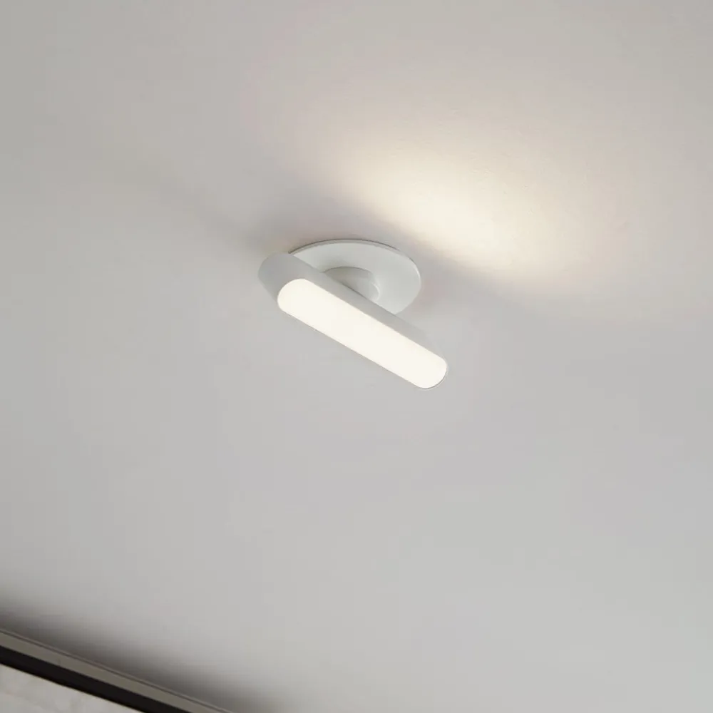 Lindby Indbygningsspots|Spotlights > LED-indbygningslampe Eldrin, hvid, lysliste, 13,1 cm