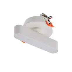 Lindby Indbygningsspots|Spotlights > LED-indbygningslampe Eldrin, hvid, lysliste, 13,1 cm