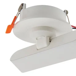 Lindby Indbygningsspots|Spotlights > LED-indbygningslampe Eldrin, hvid, lysliste, 13,1 cm