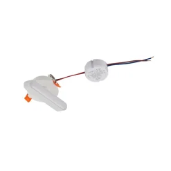 Lindby Indbygningsspots|Spotlights > LED-indbygningslampe Eldrin, hvid, lysliste, 13,1 cm
