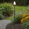 Lindby Udendørs Spot > LED jordspydslys Selinda, sort, højde 100 cm