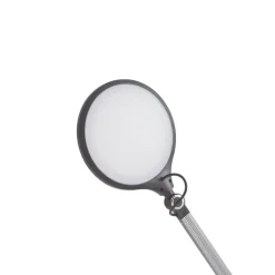 Arbejdsrum/Kontor|Bordlamper ^ Lindby LED-klemlampe Nyxaris, grå, metal, CCT, 52 cm